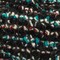 1 Yard Black, Red, and Algiers Blue Boucled Wool Knit 52’’ Width